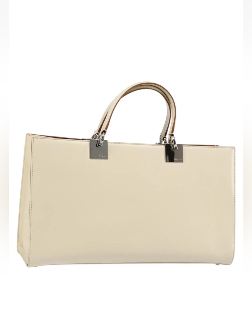 Salvatore Ferragamo Preloved near mint condition Leather Top-Handle Tote